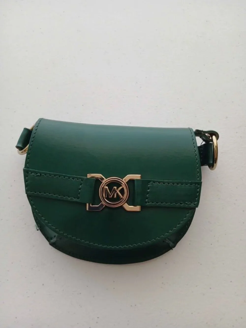 Michael Kors Green Leather Belt Bag